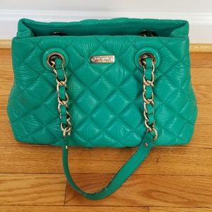 Kate spade gold coast maryanne turquoise small bag